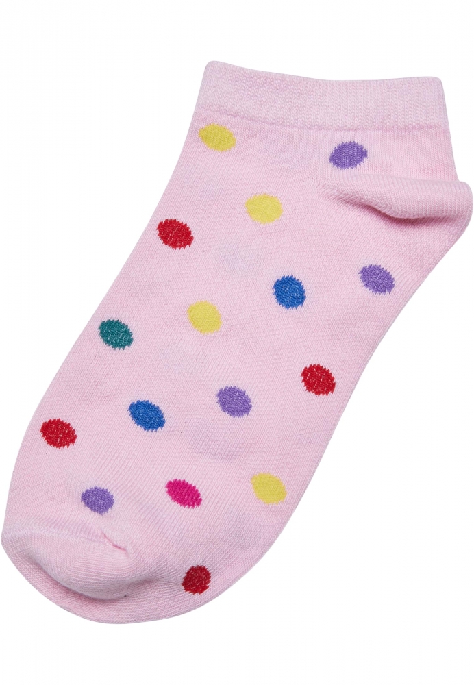 Soseta No Show Rainbow Dots 5-Pack Urban Classics