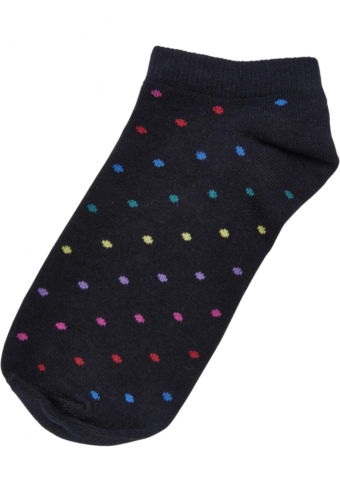 Soseta No Show Rainbow Dots 5-Pack Urban Classics