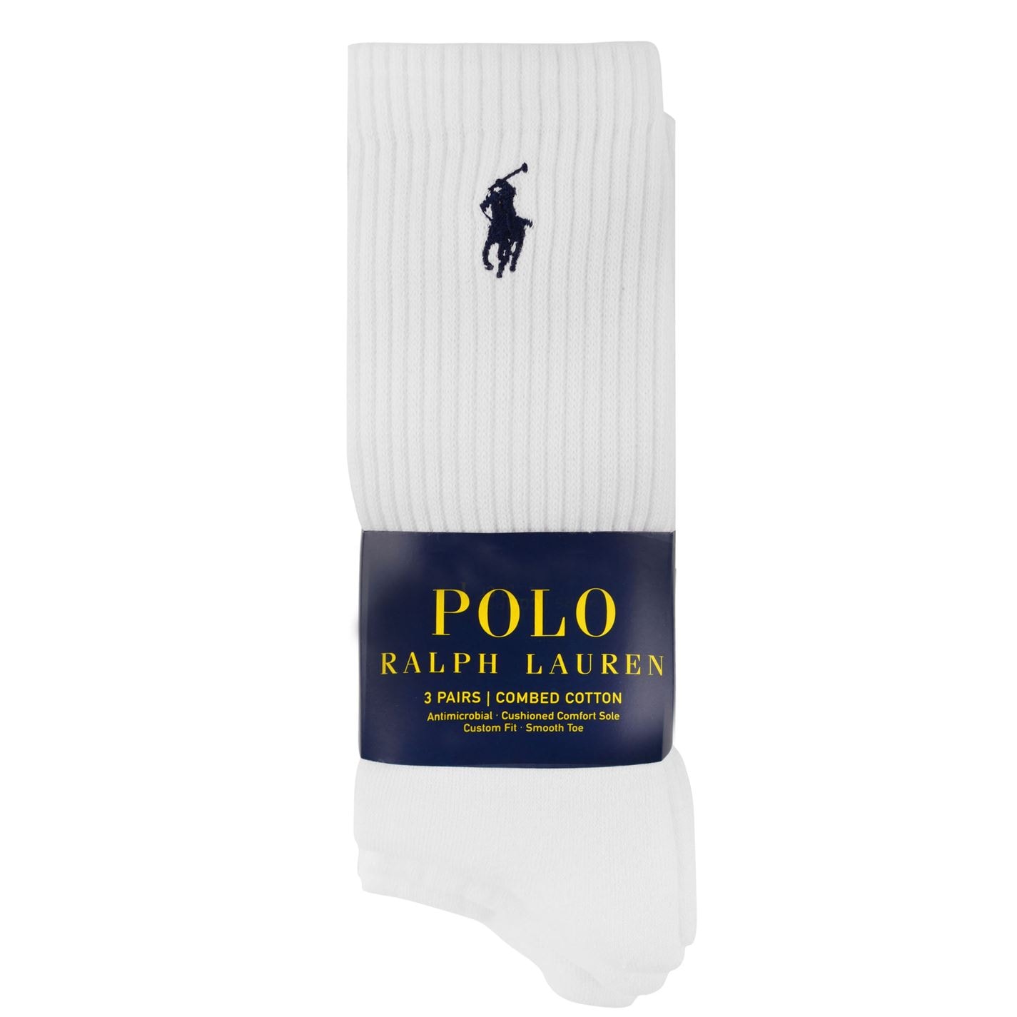 Soseta Ralph Lauren Three Pack Crew