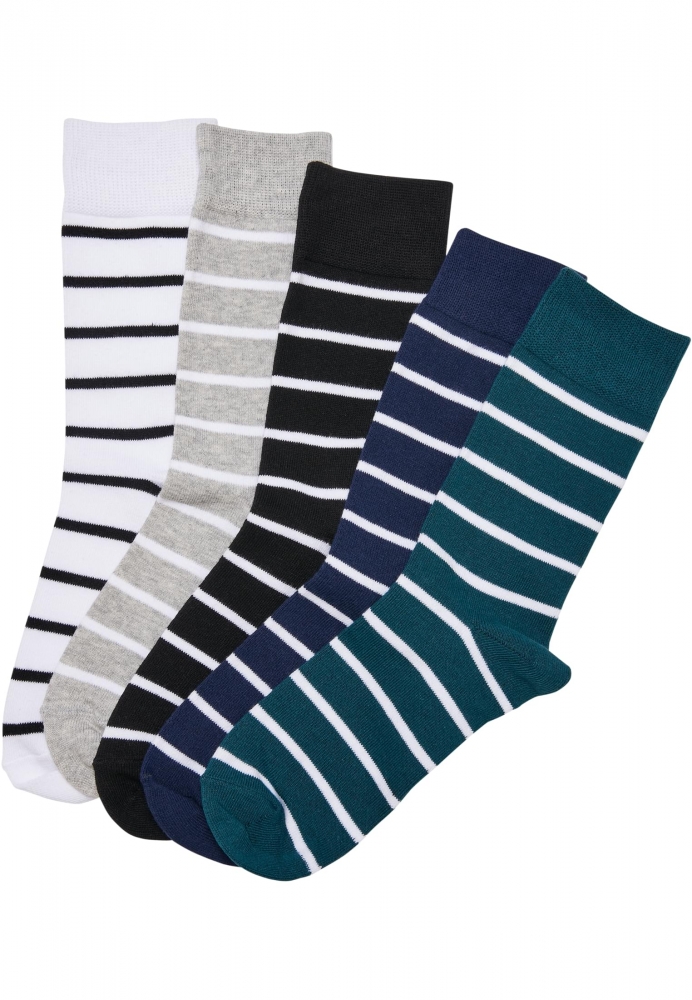 Soseta Small Stripes 5-Pack Urban Classics