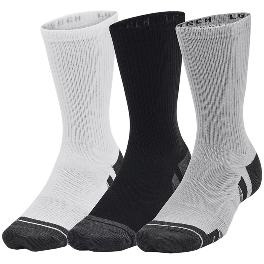 Soseta Under Armor Performance Tech 3 pairs white, black, gray 1379512 011 Under Armour