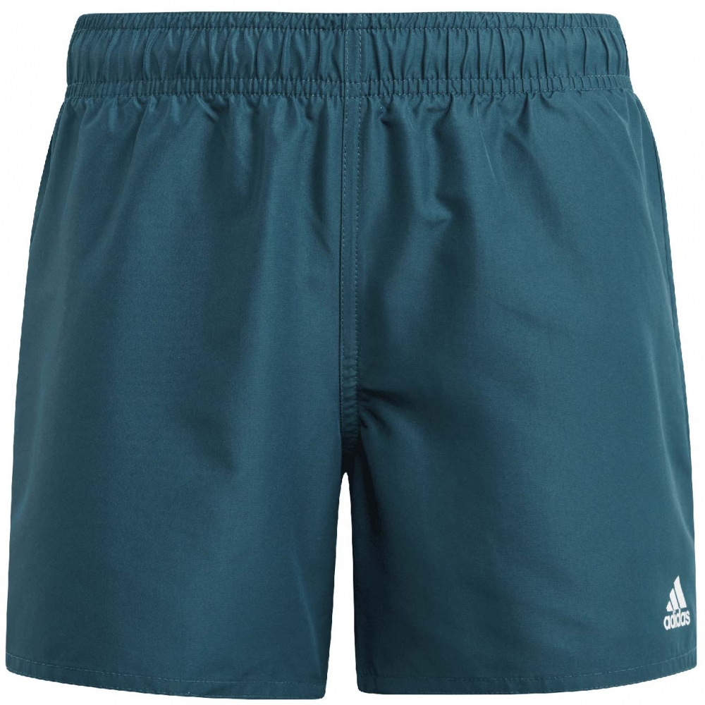 Spodenki kapielowe dla dzieci adidas Classic Badge of Sport turkusowe IA5422