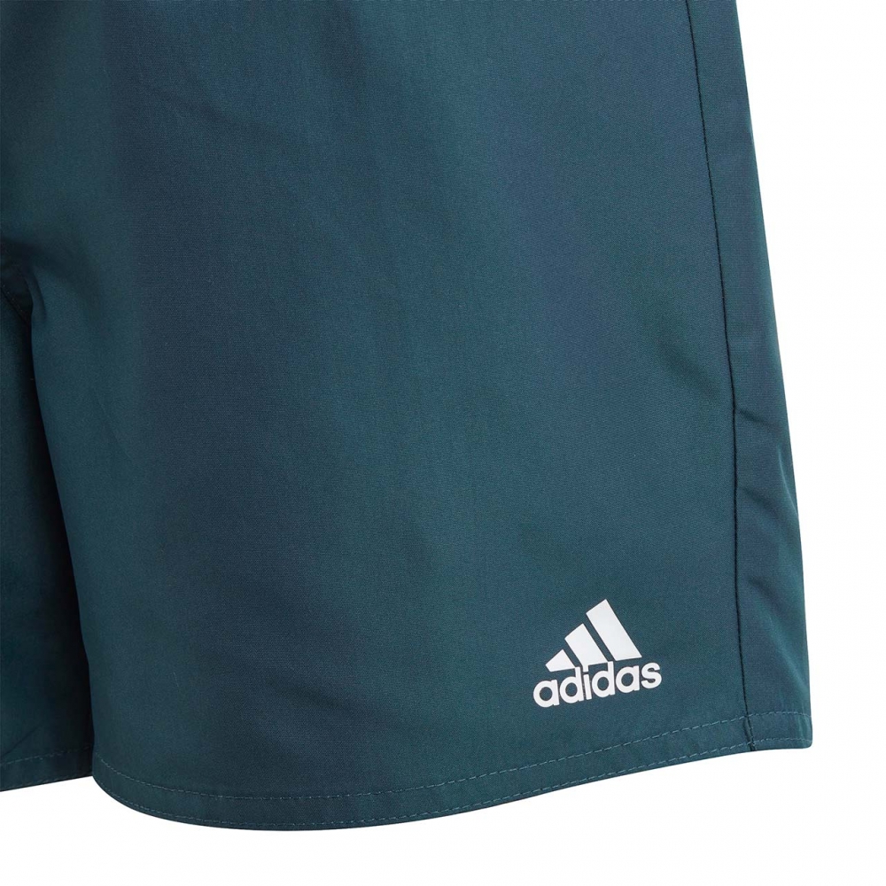 Spodenki kapielowe dla dzieci adidas Classic Badge of Sport turkusowe IA5422