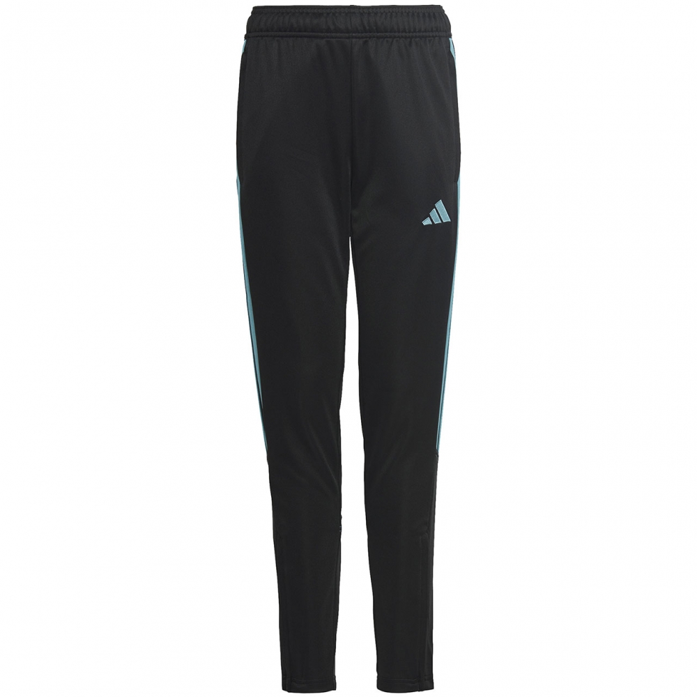 Spodnie dla dzieci adidas Tiro 23 Club Training czarno-niebieskie IC1588