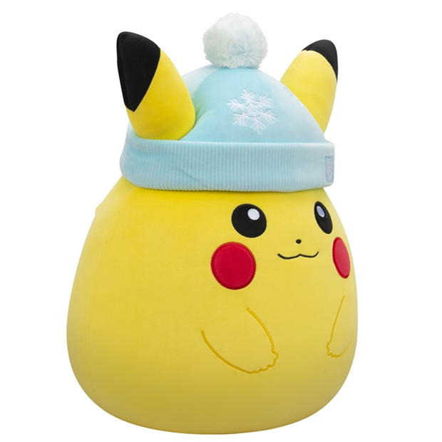 Squishmallows Original 14-Inch Holiday Pikachu Pokemon Plush