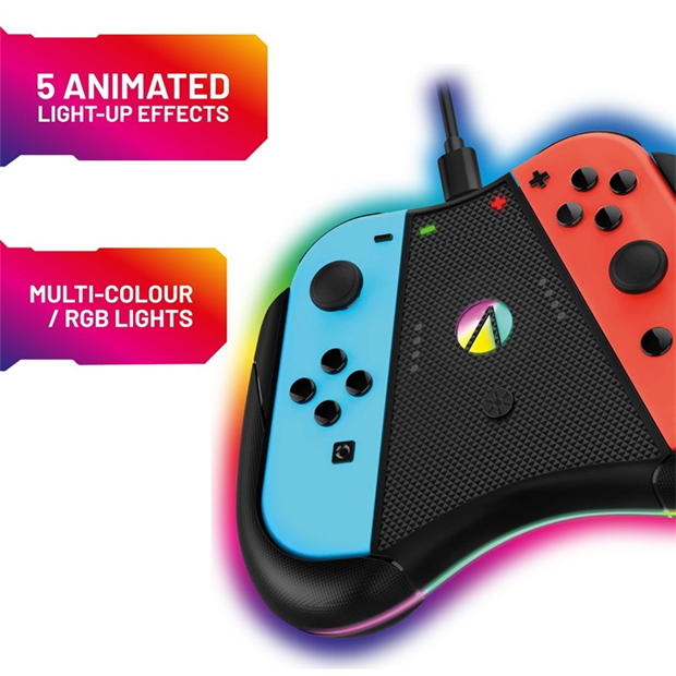 Stealth Light-Up Play & Charge Comfort Controller for Switch