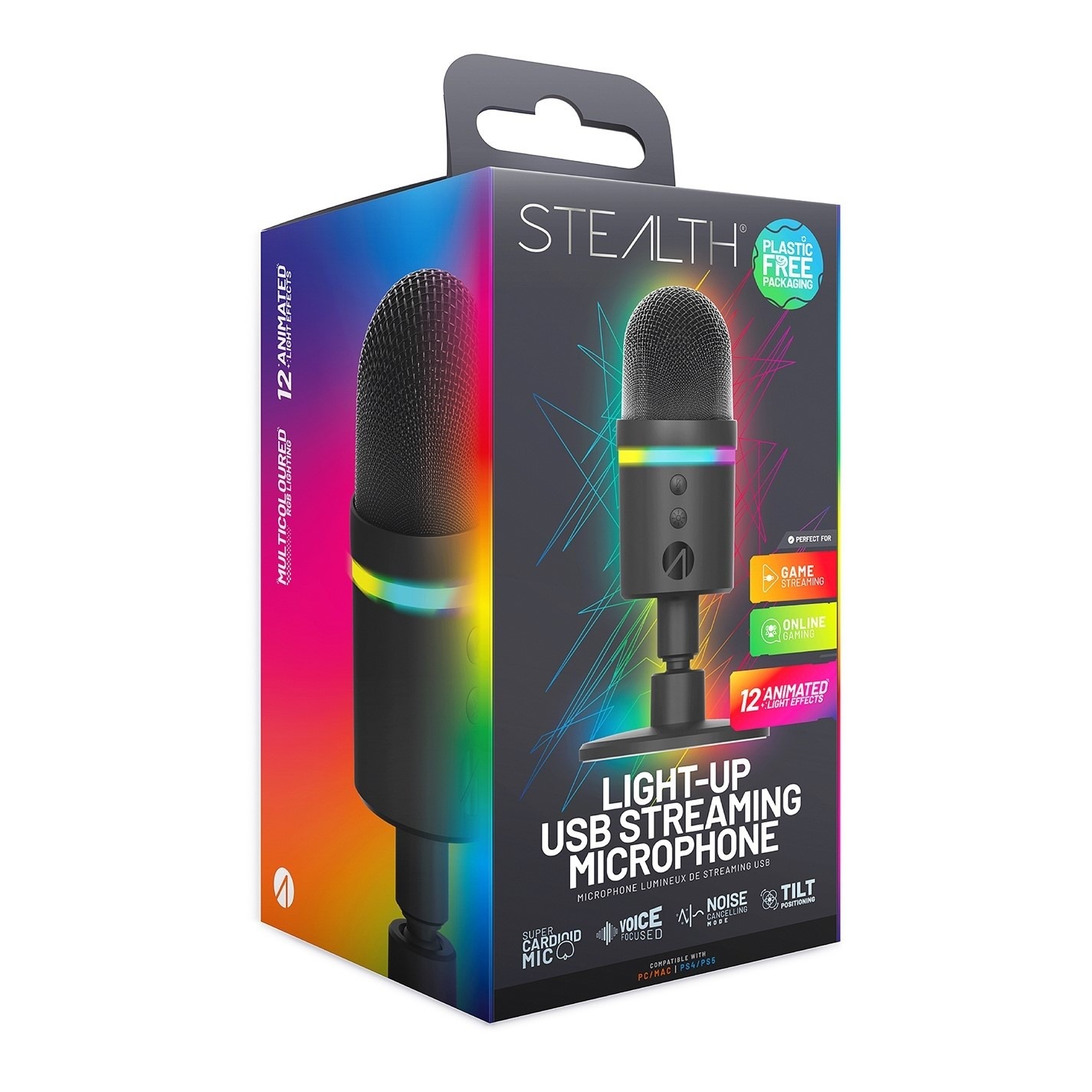 Stealth MIC PC STLTH LIGHT UP STREAM