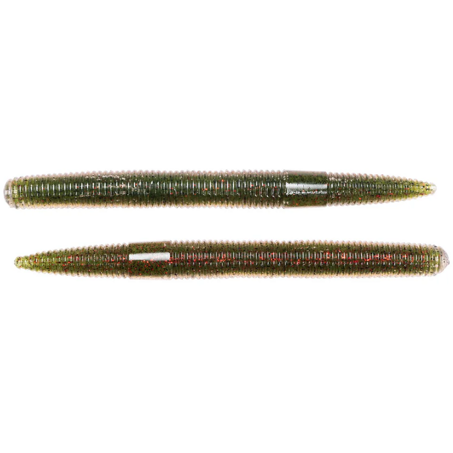 STICK WORM 10,2CM 10G verde rosu 8BUC PL LIVE TARGET