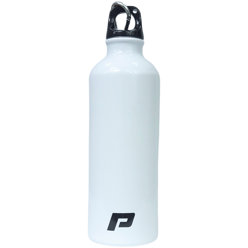 Point aluminum bottle white