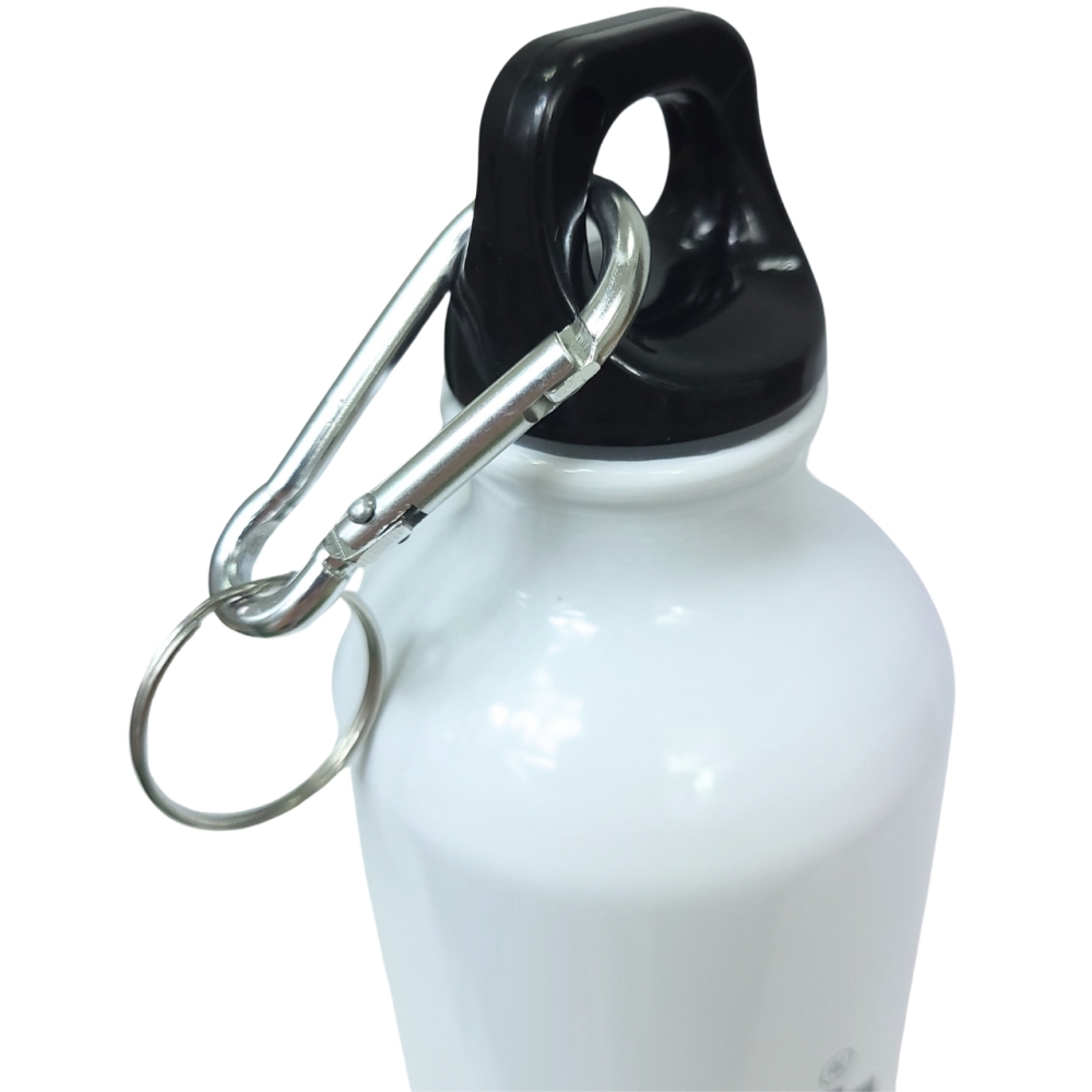 Point aluminum bottle white