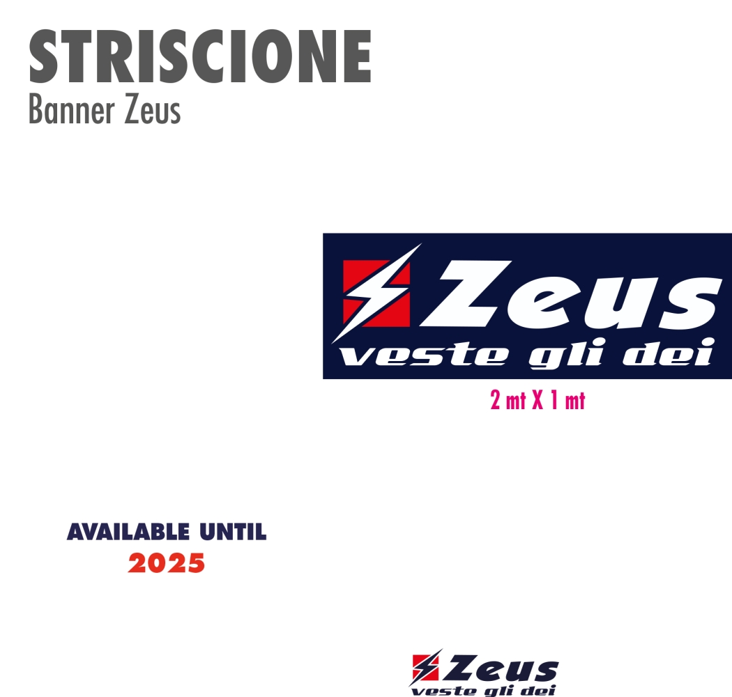 STRISCIONE BANNER 2X1 Zeus