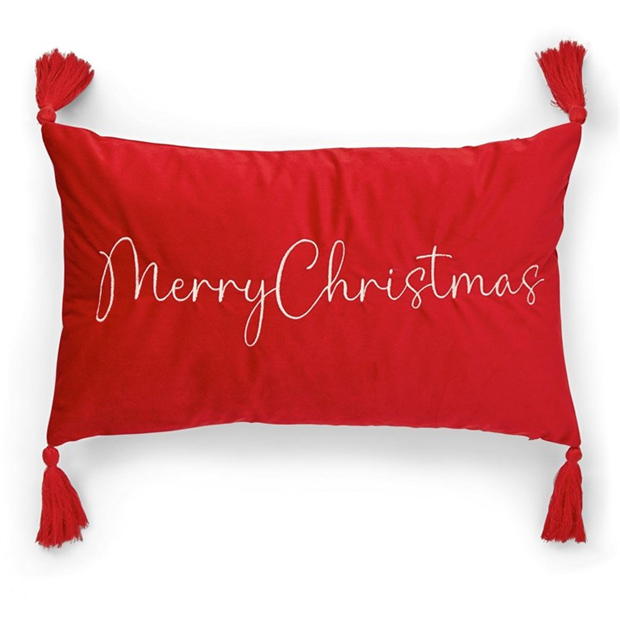 Studio Merry Christmas Velvet Cushion