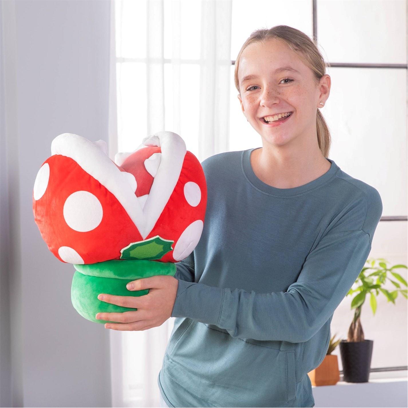 Super Mario Piranha Mega Plush Toys adulti