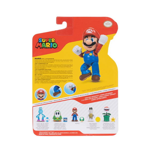 Super Mario SM 4in Figs W40 43