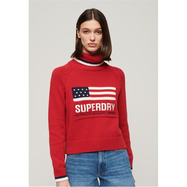 Superdry Superdry USA RN Knit Ld44