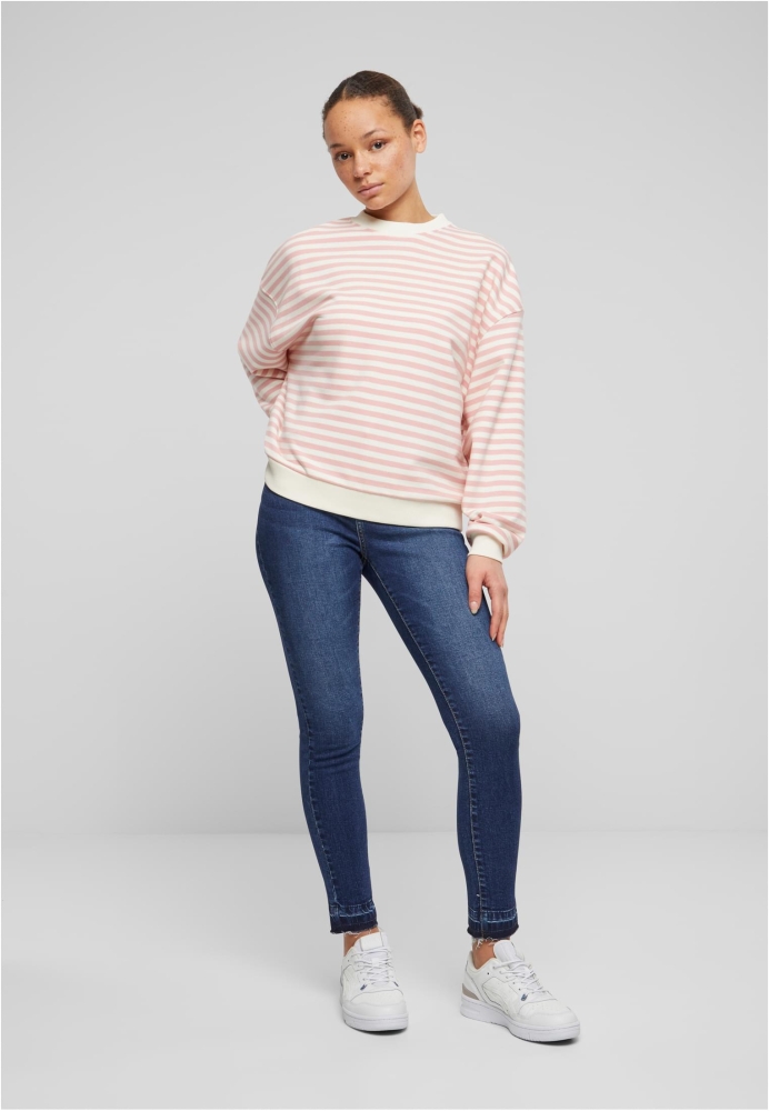 Oversized Striped Crewneck dama Urban Classics