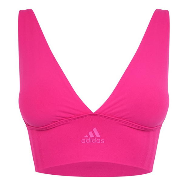 adidas Active Seamless Micro Stretch Long Line Plunge Bra