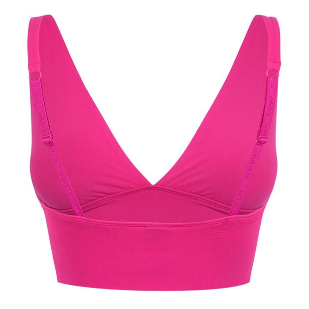 adidas Active Seamless Micro Stretch Long Line Plunge Bra