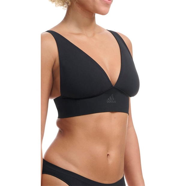 adidas Sport Active Seamless Micro Stretch Long Line Plunge Bra