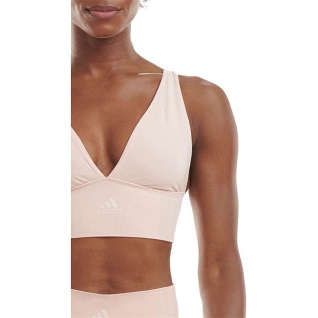 adidas Sport Active Seamless Micro Stretch Long Line Plunge Bra