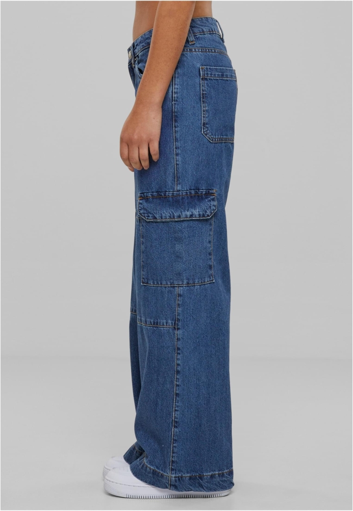 Low Waist Cargo Denim dama Urban Classics