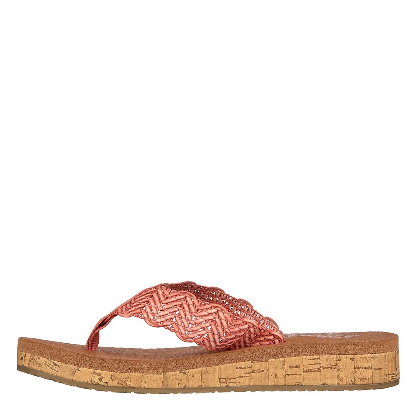 Skechers Open Weave Thong Yoga Foam Flip Flops fetita