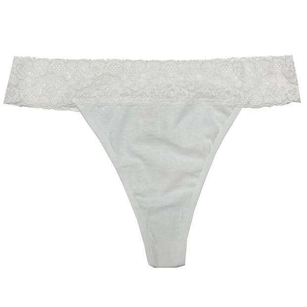 Studio 5 Pack Lace Trim Thong