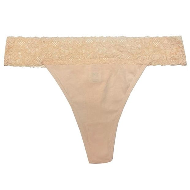 Studio 5 Pack Lace Trim Thong