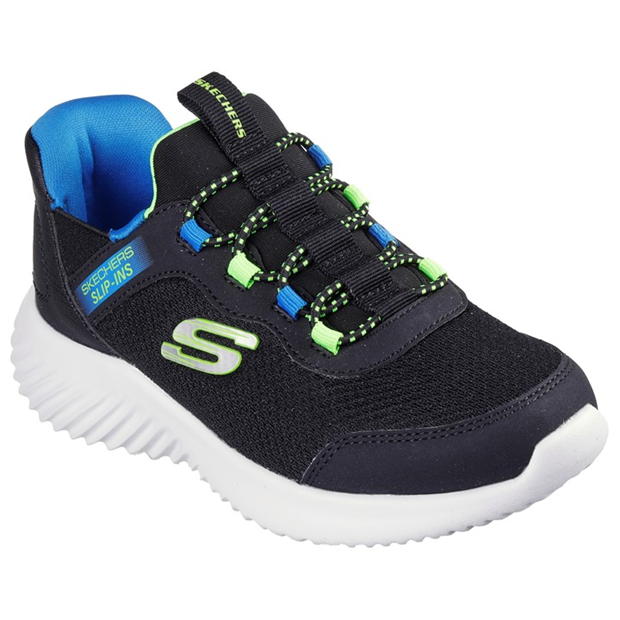 Pantof sport Skechers Bounder - Brisk-Burst Slip On baietel