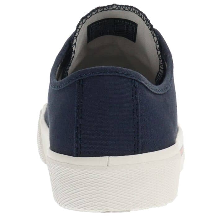 Tenisi femei tommy hilfiger low cut canvas bleumarin