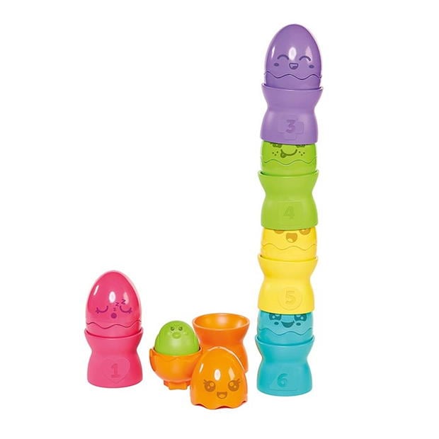 Tomy HIDE & SQUEAK EGG STACKERS