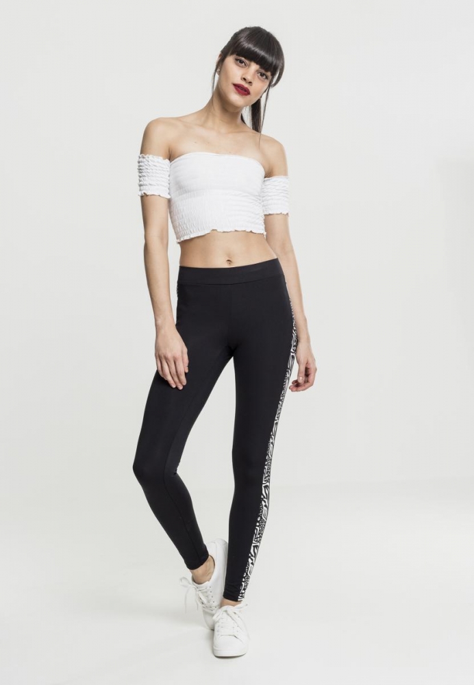 Cropped Cold Shoulder Smoke Top dama Urban Classics