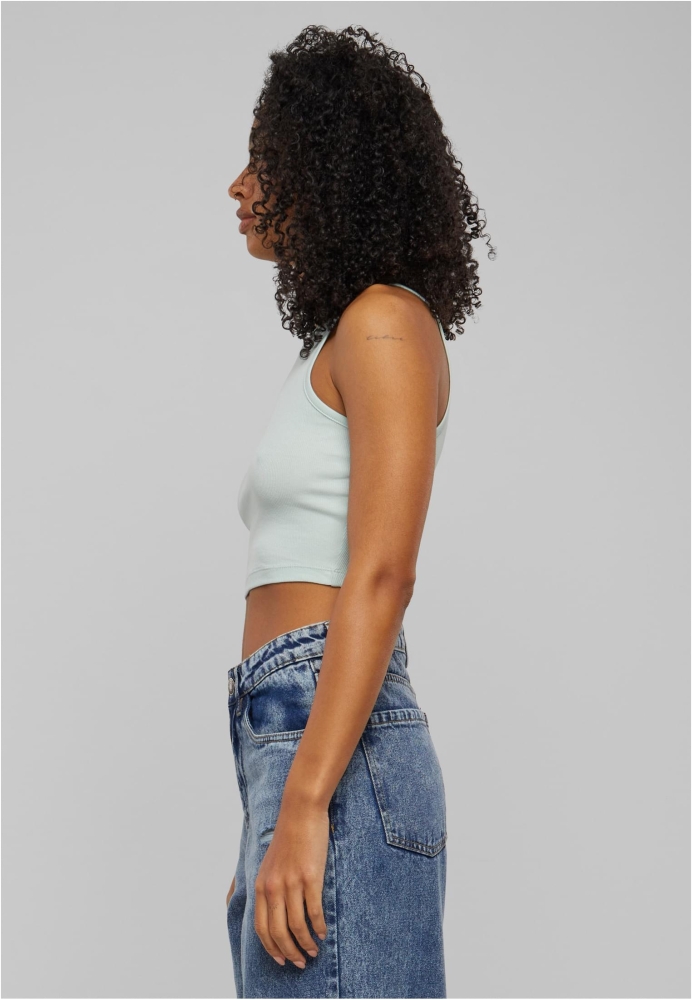 Organic Cropped Rib Top dama Urban Classics