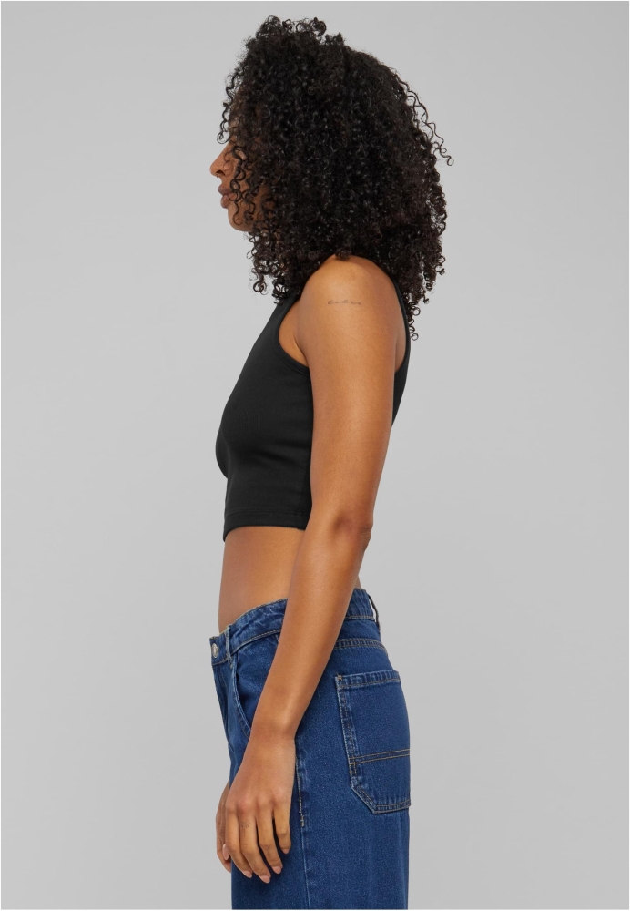 Organic Cropped Rib Top dama Urban Classics