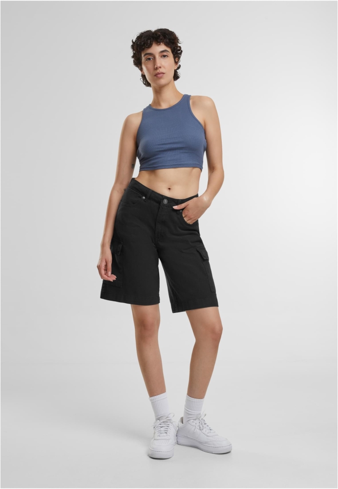 Cropped Rib Top dama Urban Classics