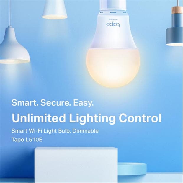 TP-Link TPLink Tapo Smart WiFi Light Bulb Dimmable E27