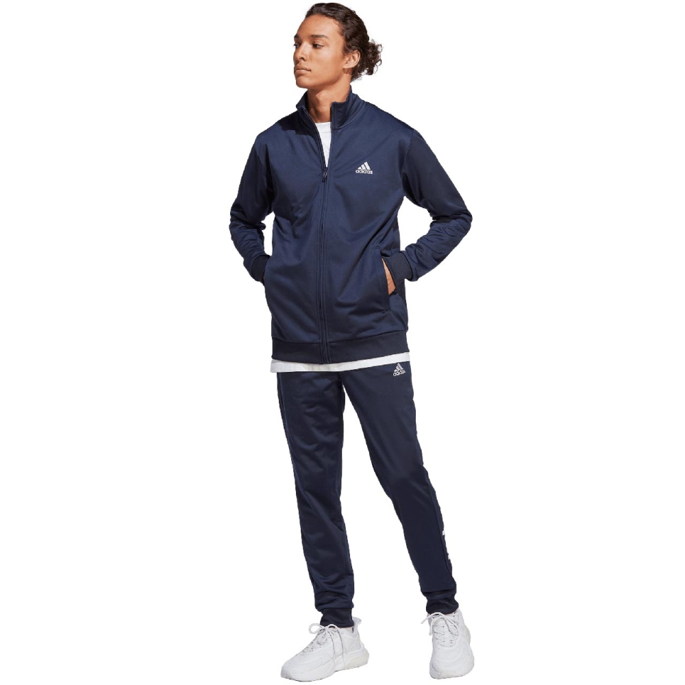 Trening Trening Men's adidas Linear Logo Tricot navy blue HZ2219