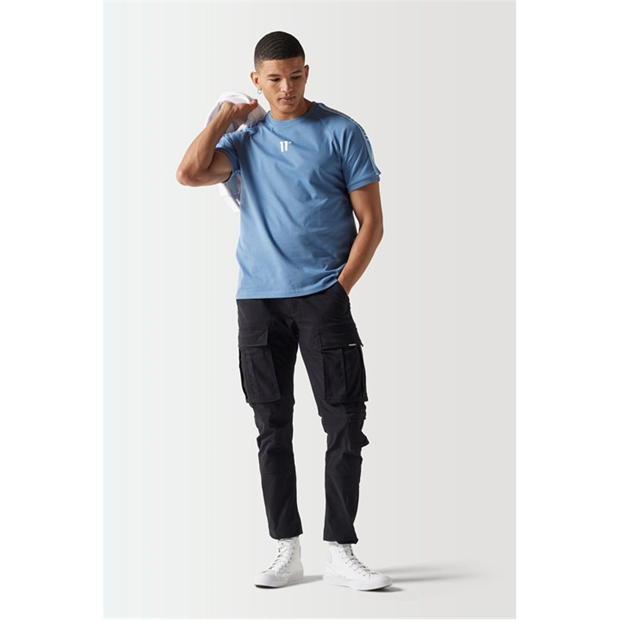 Camasa 11 Degrees Retro Taped T- - Elemental Blue