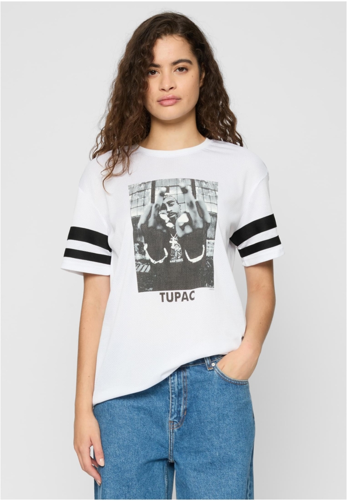 Tricou 2Pac Stripes dama Mister Tee