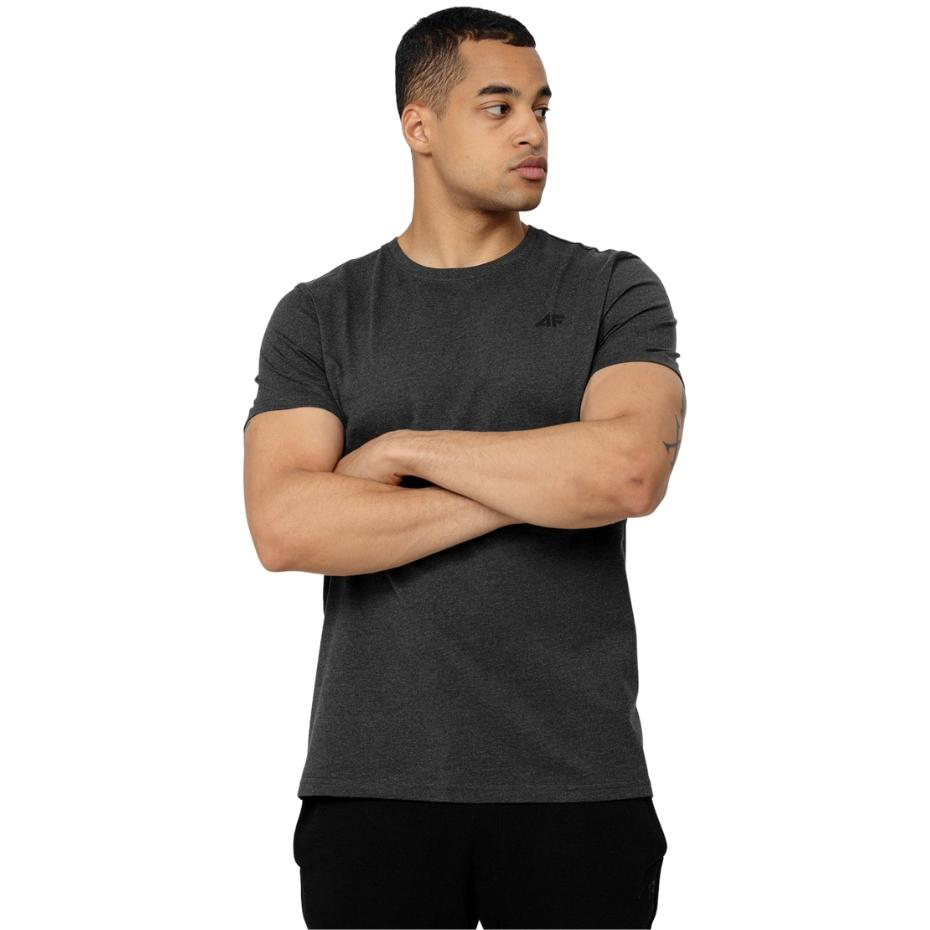 Camasa Men's T- 4F dark gray melan? H4Z22 TSM352 23M