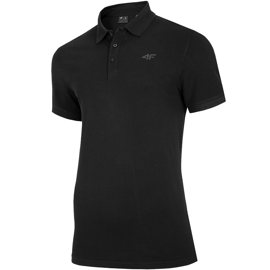 Camasa 4F men's t- jet black NOSH4 TSM008 20S