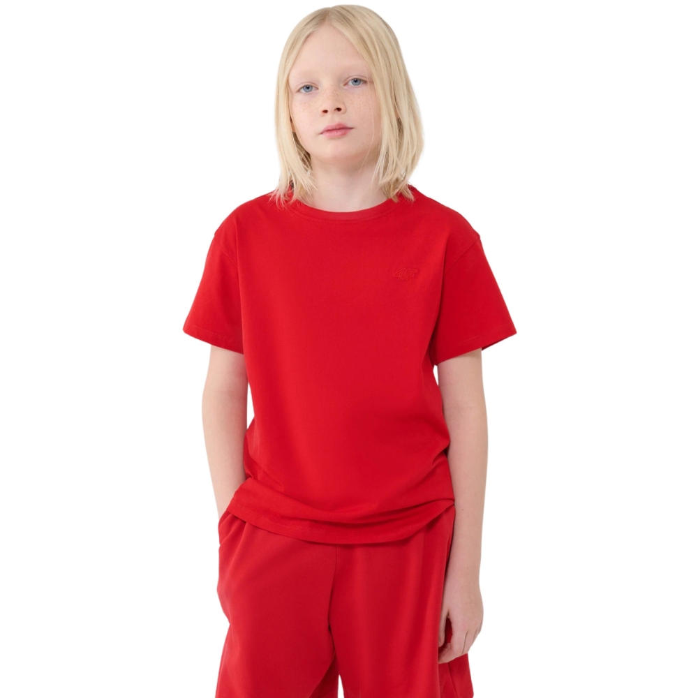 Camasa Boy's T- 4F M2324 red 4FJWSS25TTSHM2324 62S