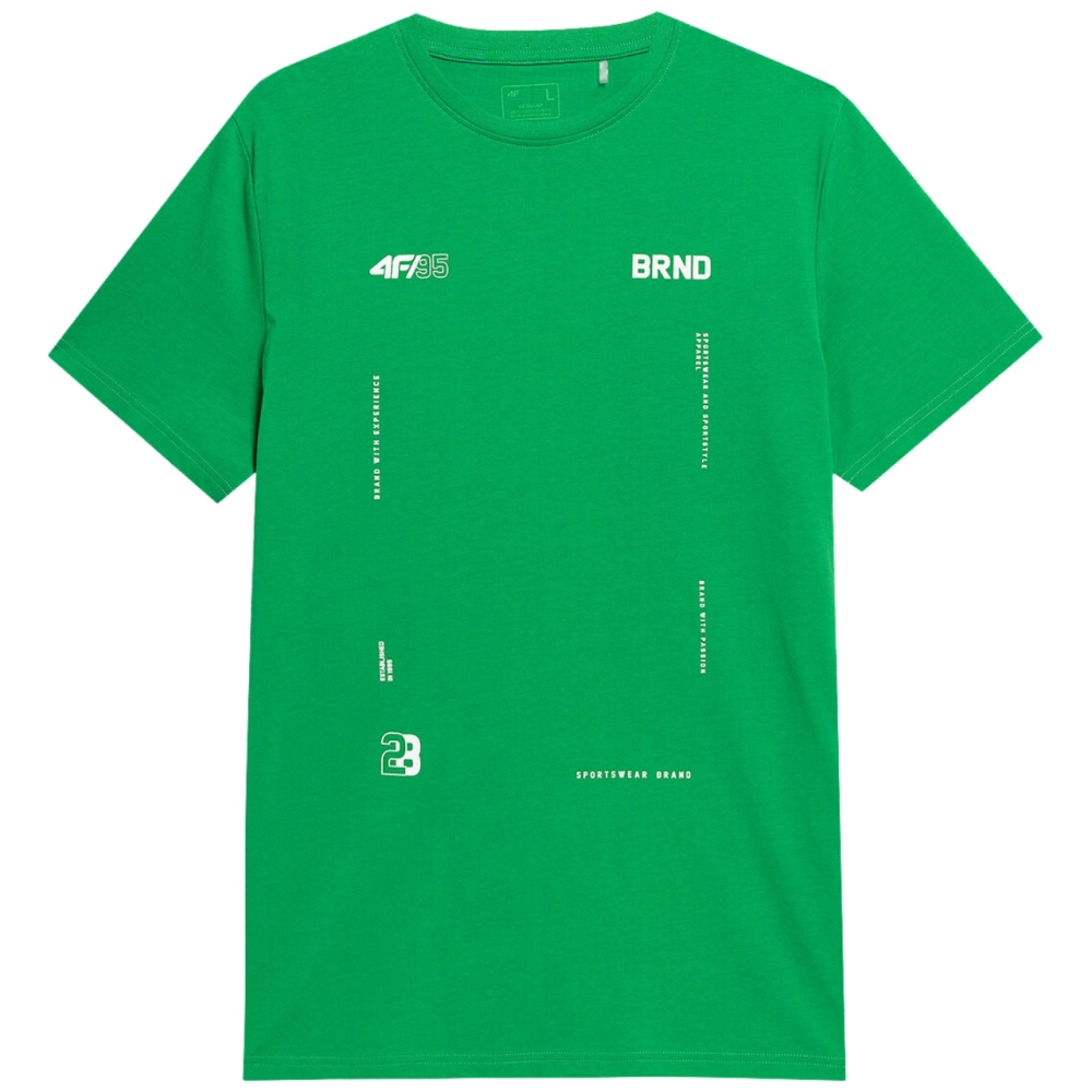 Camasa Men's T- 4F green 4FSS23TTSHM311 41S