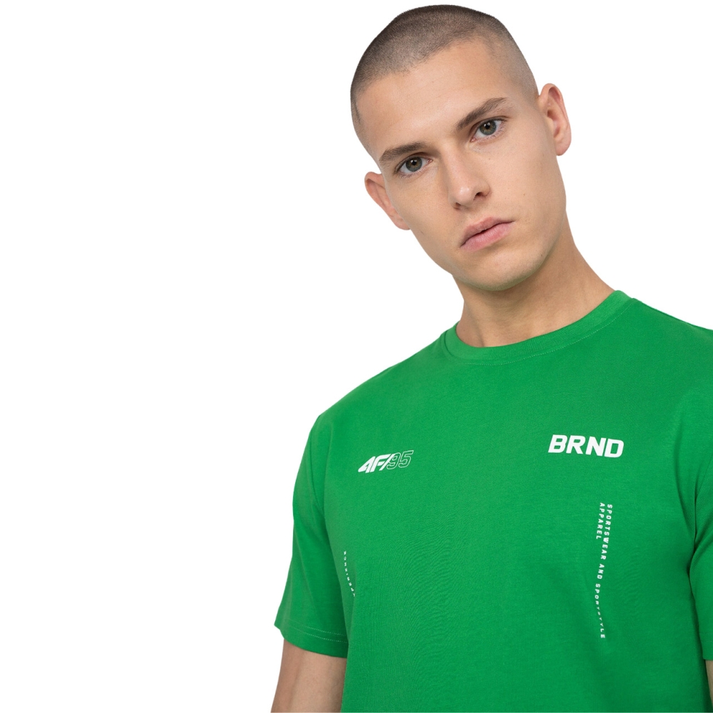 Camasa Men's T- 4F green 4FSS23TTSHM311 41S