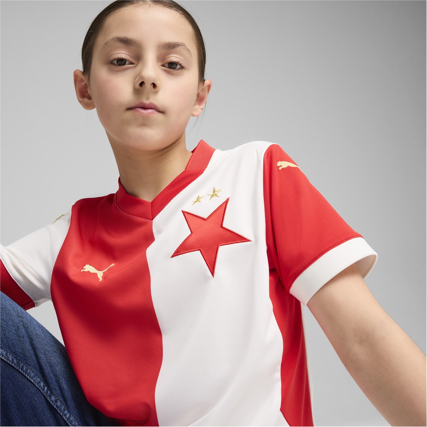 Camasa Puma Slavia Prague Home 2024 2025 copil