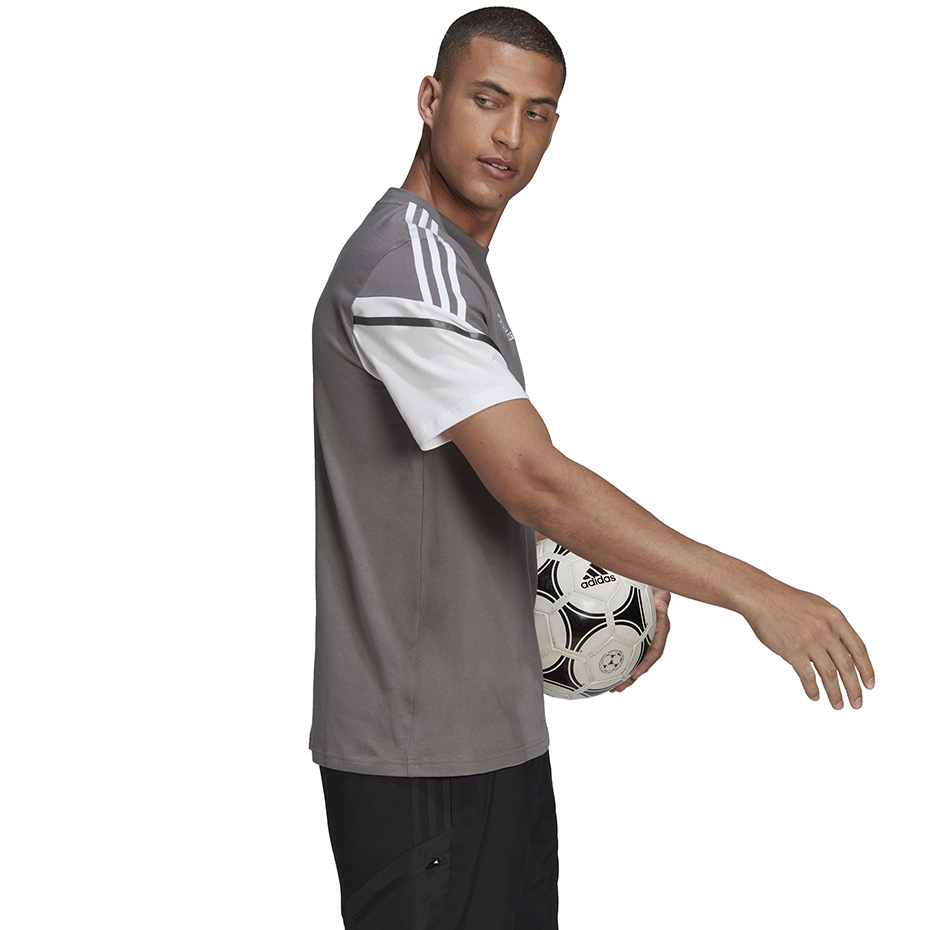 Tricou Camasa adidas Condivo 22 men's T-, gray and white HD2316