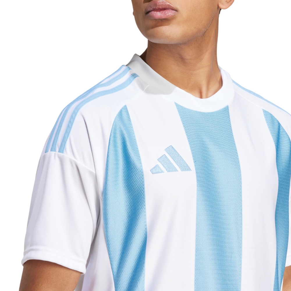 Camasa Men's T- adidas Striped 24 Jersey white-blue IW4555