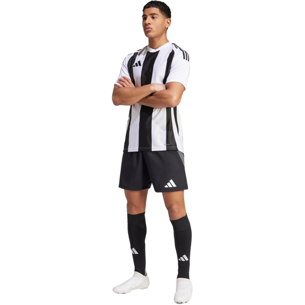 Camasa Men's T- adidas Striped 24 Jersey white-black IW2143