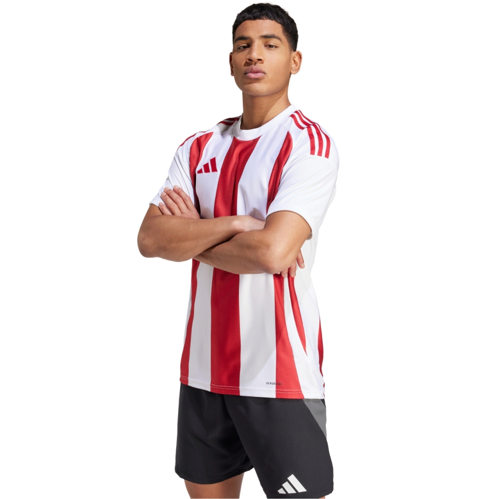 Camasa adidas Striped 24 Jersey Men's T- White-Red IW2142