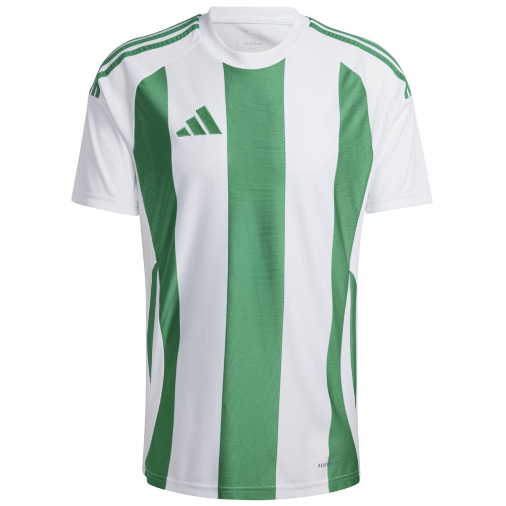 Camasa Men's T- adidas Striped 24 Jersey white-green IW2148